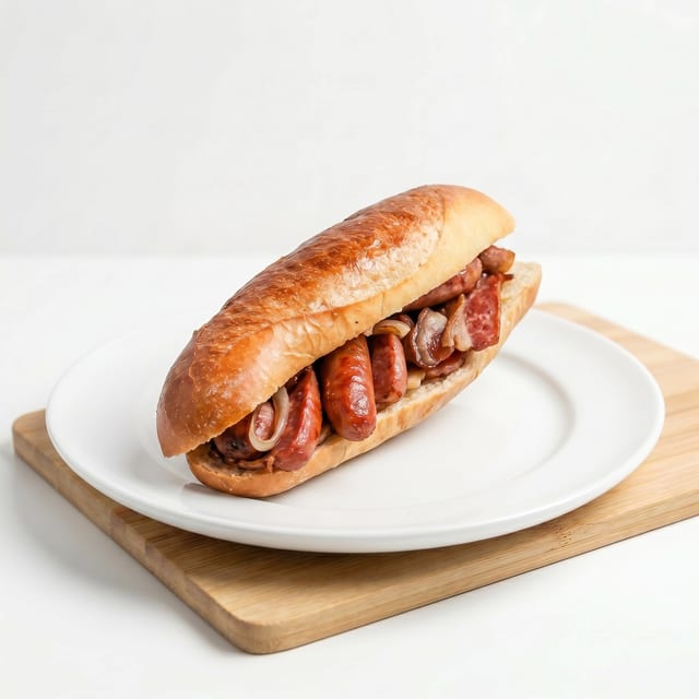 Linguiça Sandwich.